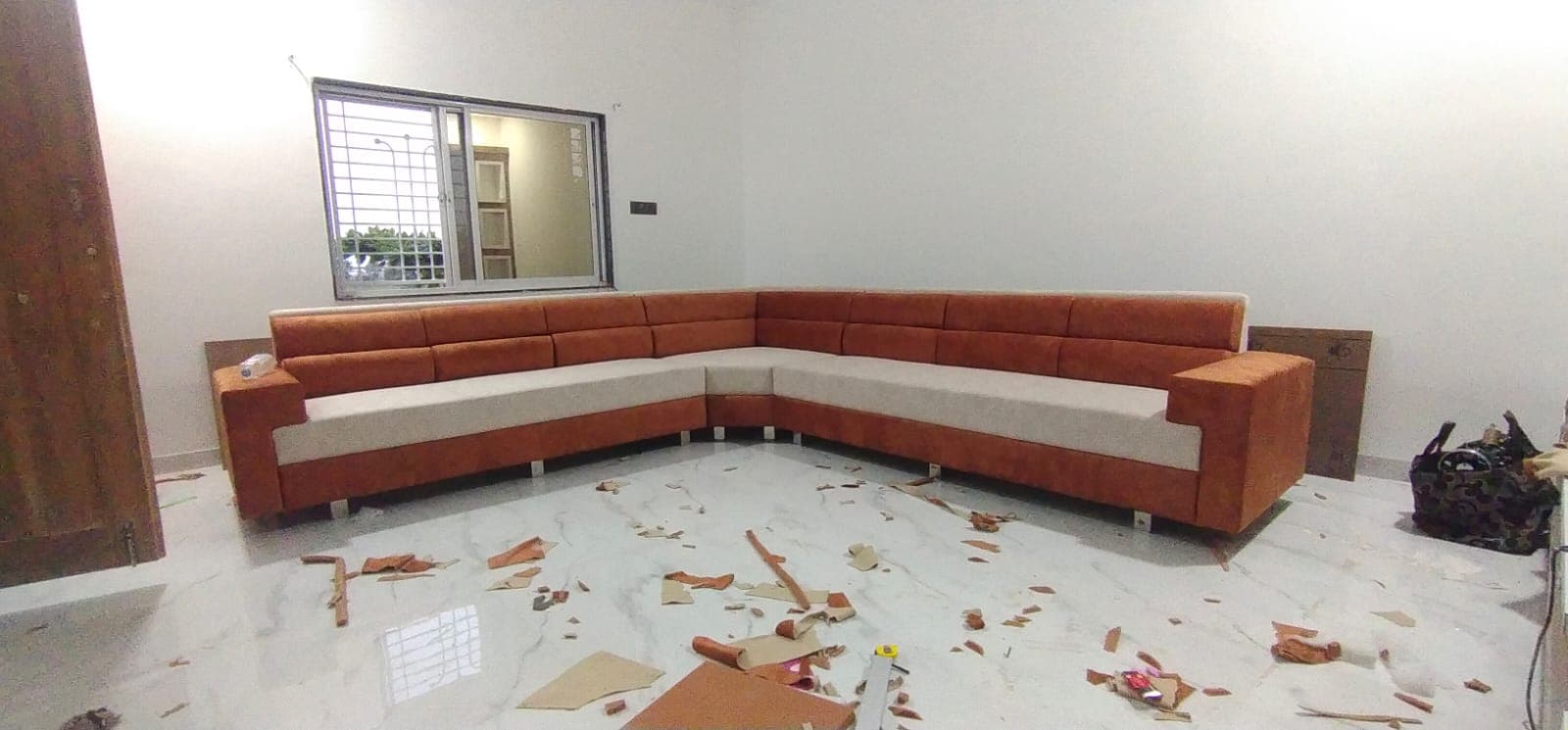 AmberBlend Corner Sofa