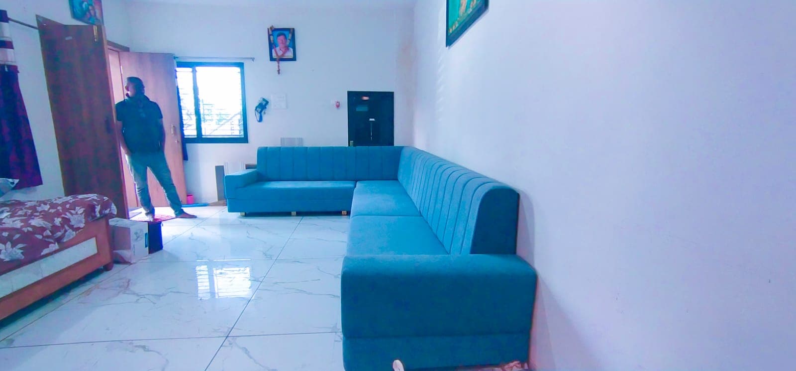 AquaLine Modern L-Shape Sofa