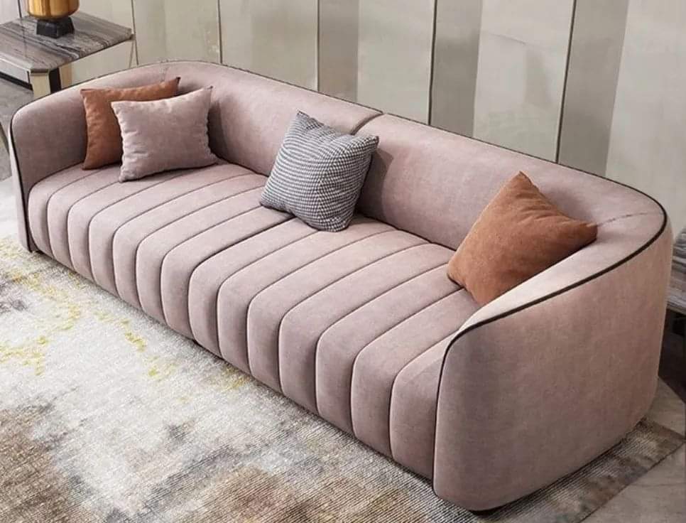 Blush Curve Luxe Sofa
