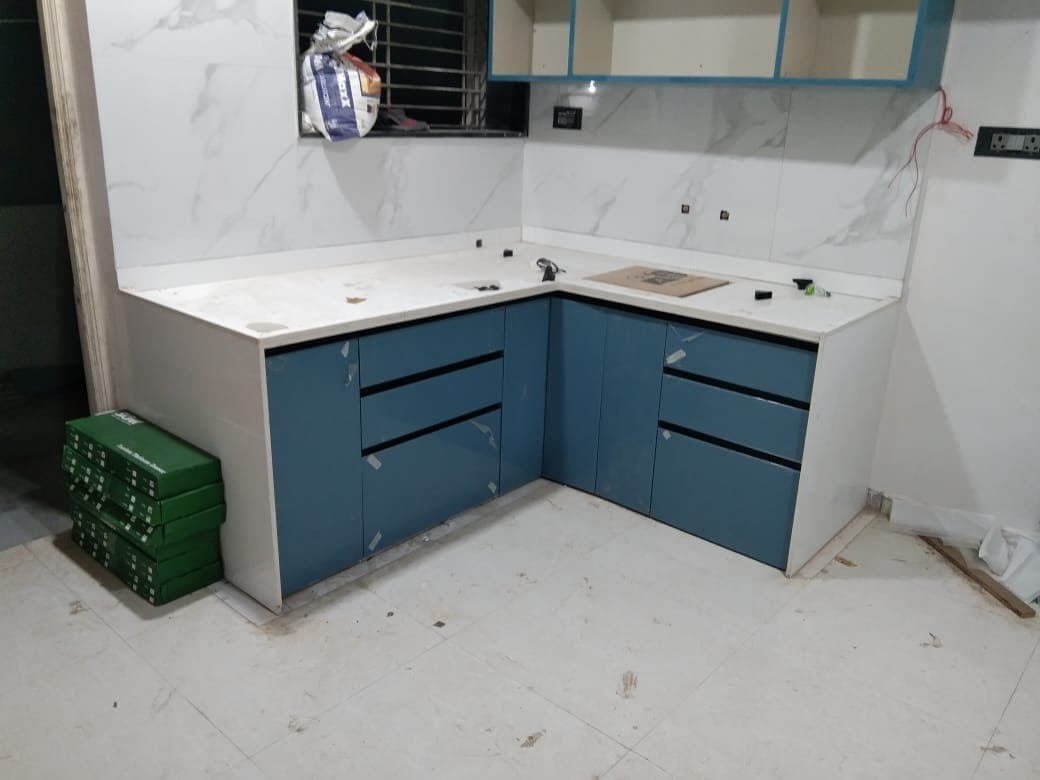 Sky Blue Smart Kitchen