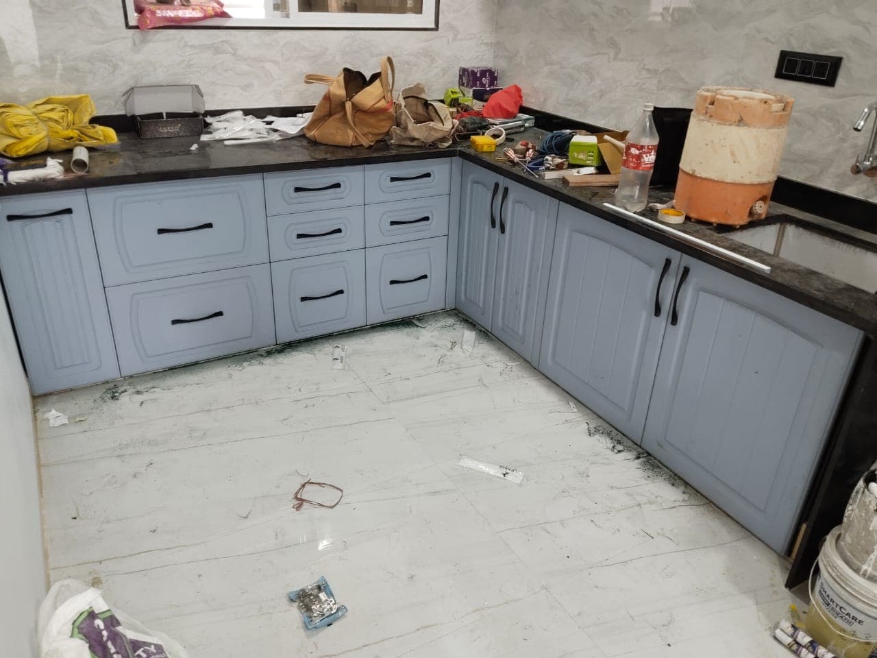 SoftGrey Modular Kitchen