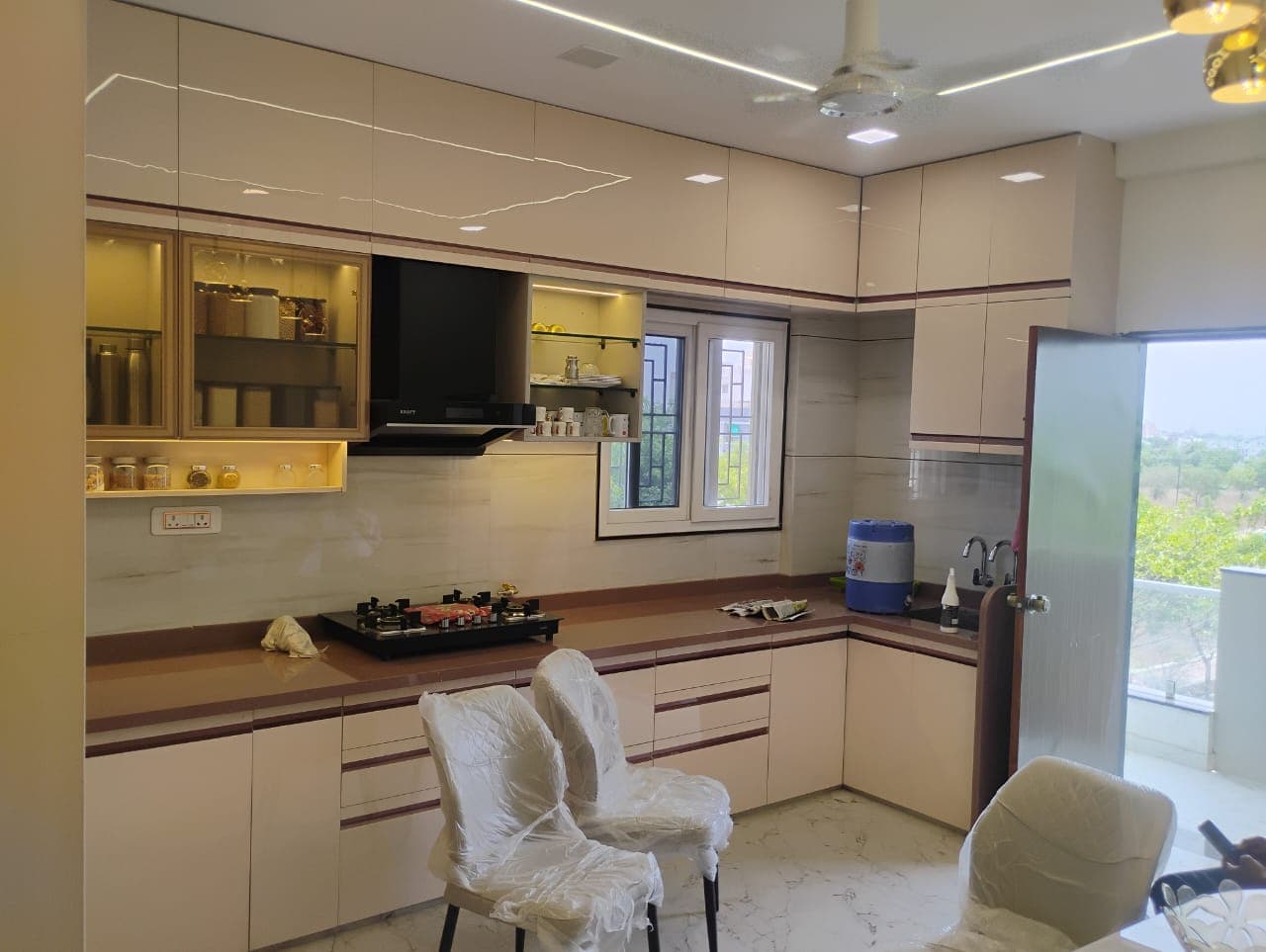 Warm Elegance Kitchen